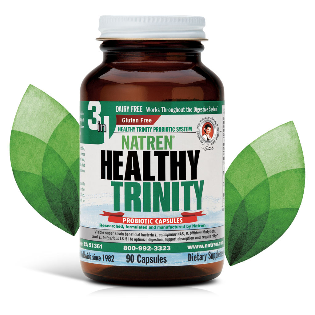 1024px x 1024px - Natren Healthy Trinity, Multi-Probiotic Capsules, Vegan